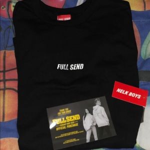 BLACK FULLSEND STAPLE LONG SLEEVE TEE